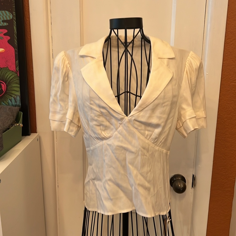 Reformation Solange Top Gossamer-Sz 4